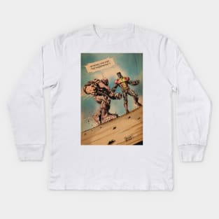 Juggernaut Vs Colossus Kids Long Sleeve T-Shirt